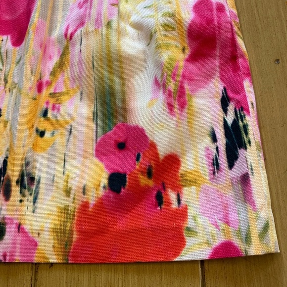 Anthropologie Tabitha Women’s Skirt Floral Spring Colorful Cotton Pockets size 6 - Picture 10 of 12